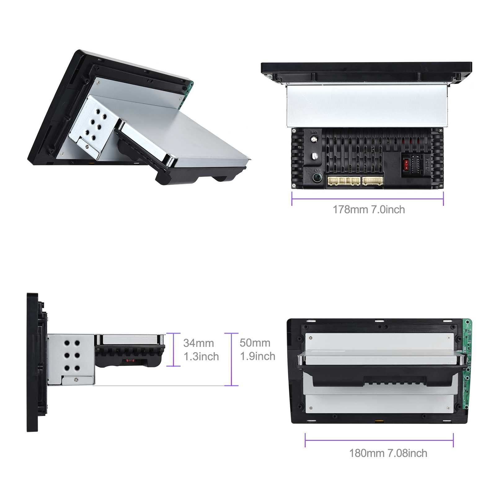 9" 1-DIN 2-DIN мултимедия с Android 12, RDS, 32GB ROM , 2GB RAM