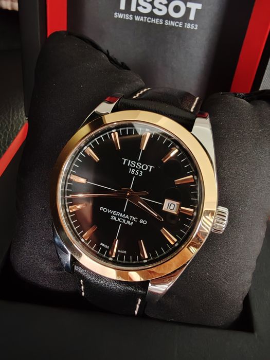 Ceas Tissot Gentleman Automatic Aur Oțel Acte-Cutie Garanție!