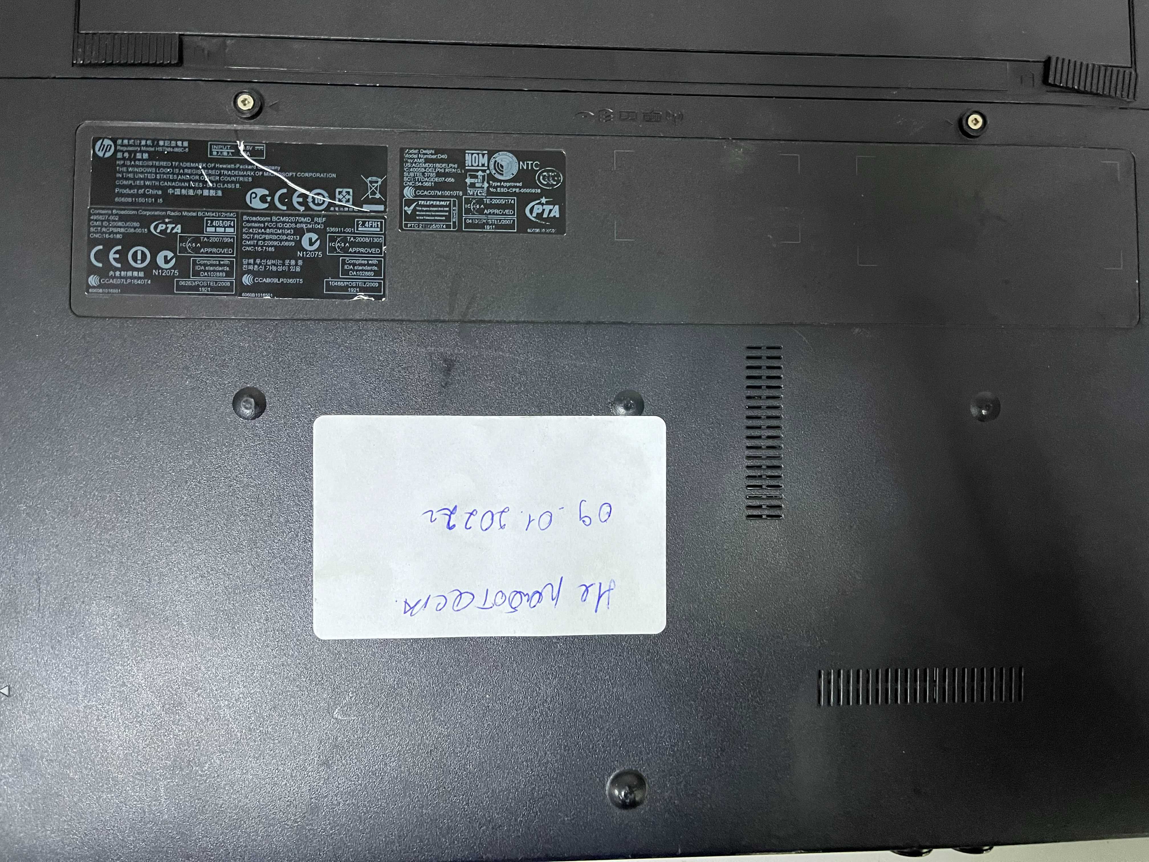 Ноутбук HP Delphi D40