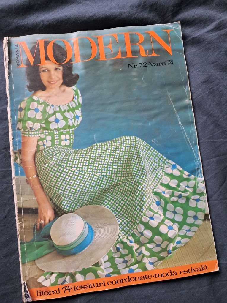 Revista moda vintage anii 1974
