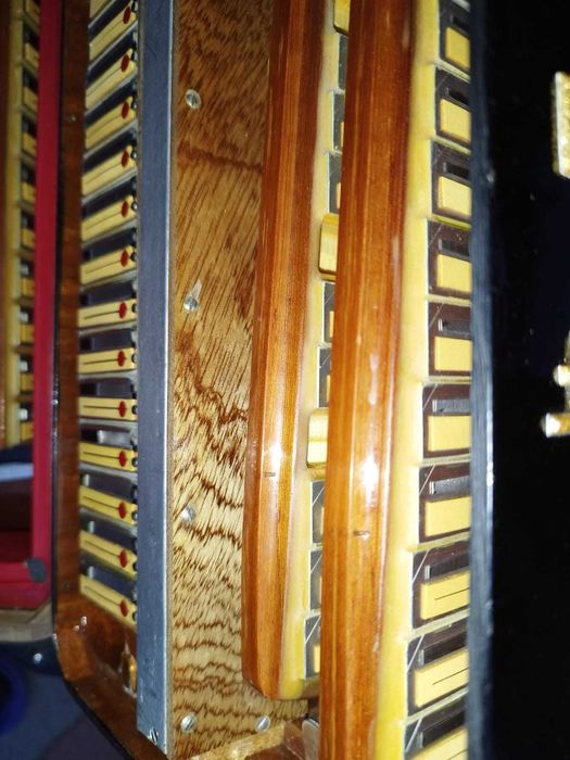 Vand acordeon Hohner Morino deluxe cu muzică Gola din fabrică, cabina2