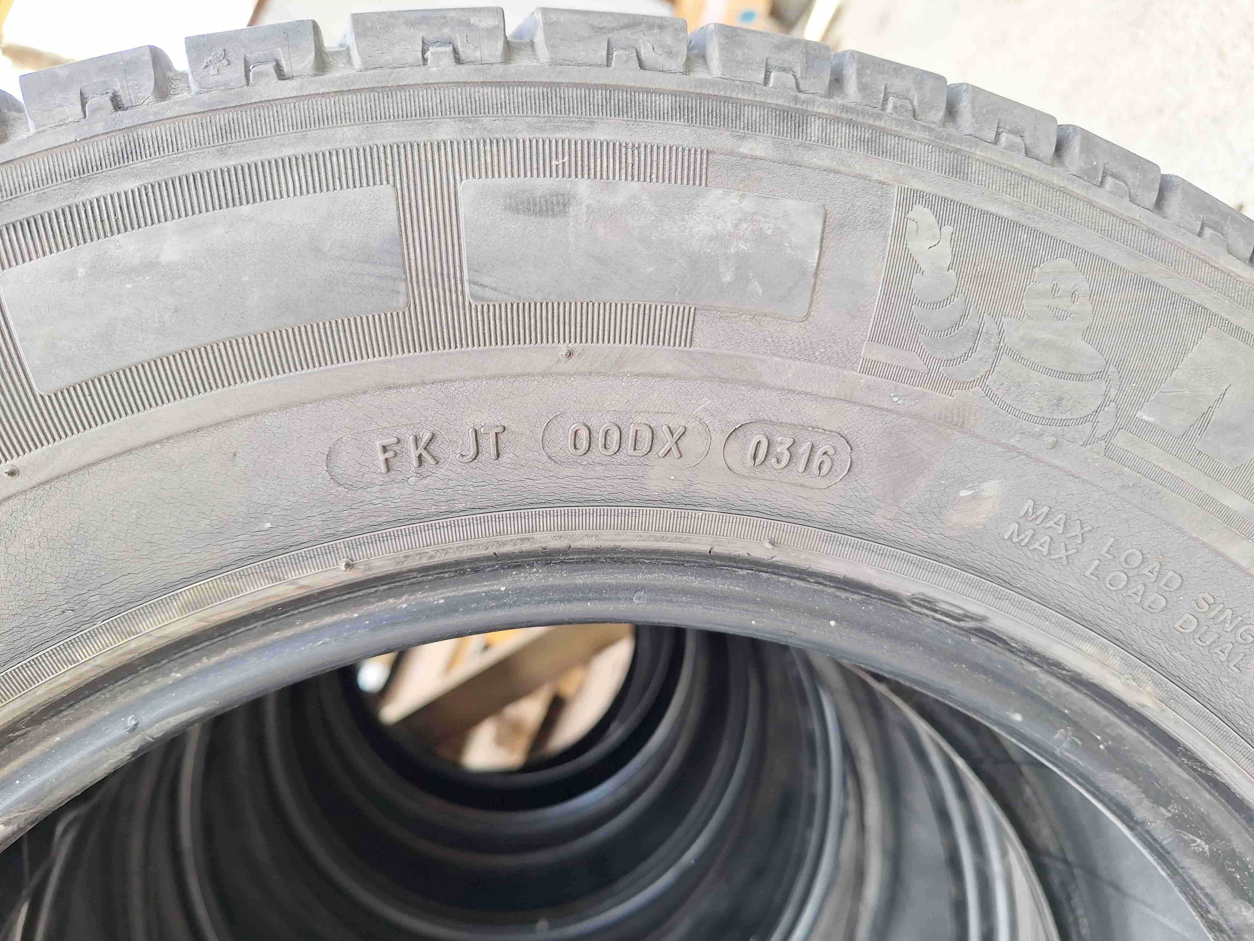 6бр. запазени летни гуми Michelin Agilis 195/75 R16С