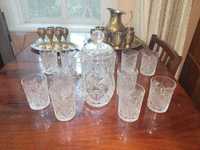 Посуда. Хрустальные стаканы, Чехословакия. Винтаж. 60 ые годы.