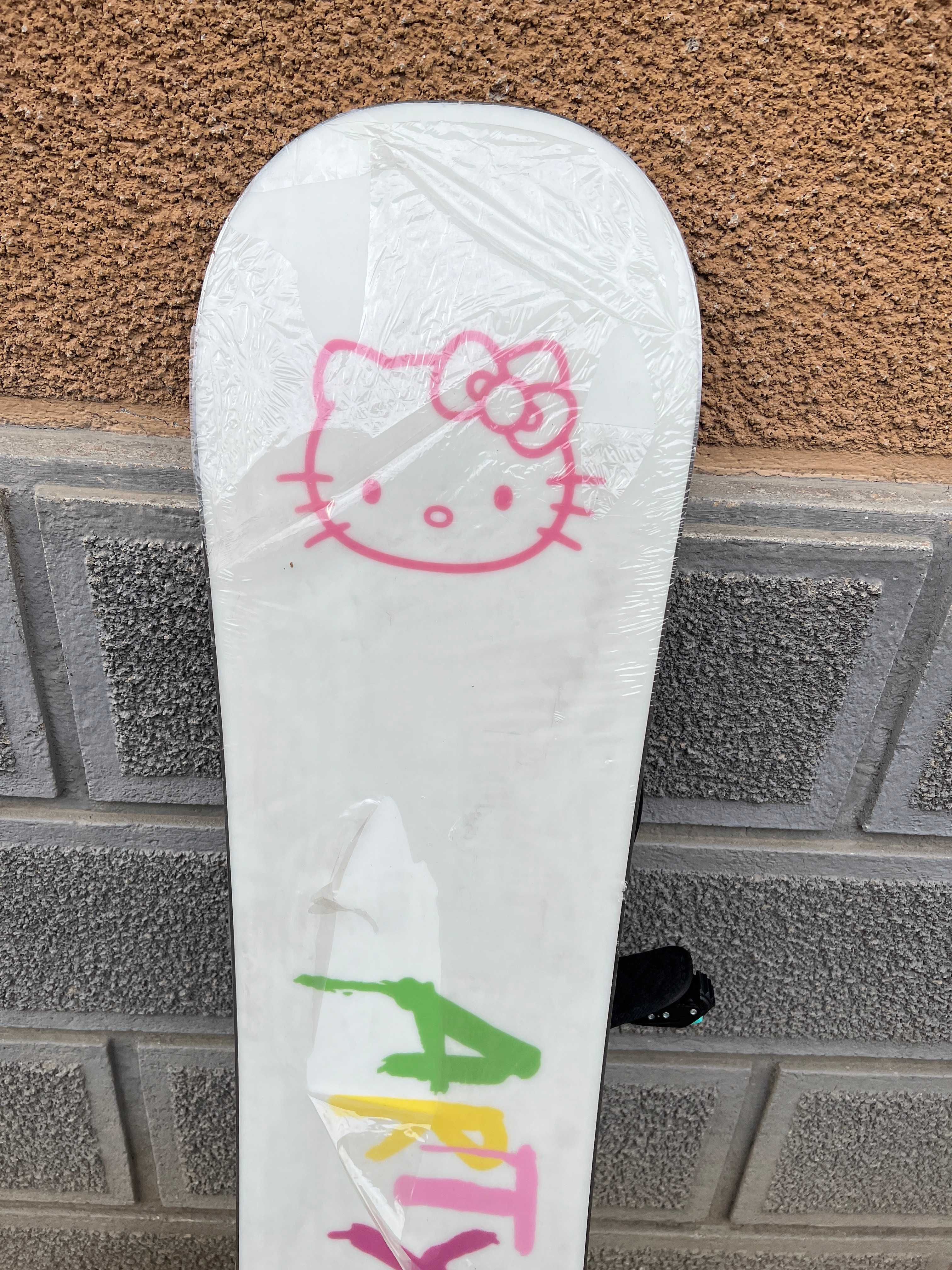 placa noua snowboard hello kitty L125