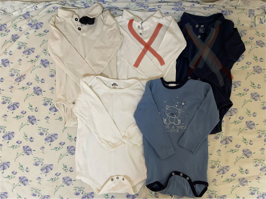 Lot 3 body maneca lunga 86
