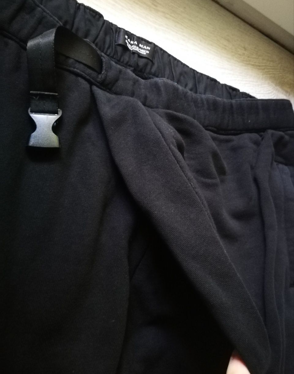 Pantaloni cu tur si talie reglabila Zara Man originali