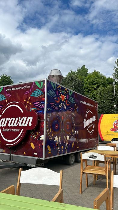 De vânzare Food Truck KARAVAN-colorat si complet echipat !