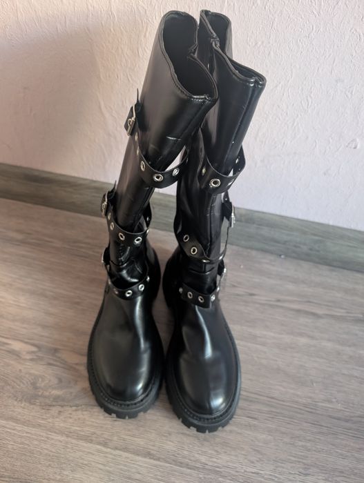 Дамски ботуши от еко кожа