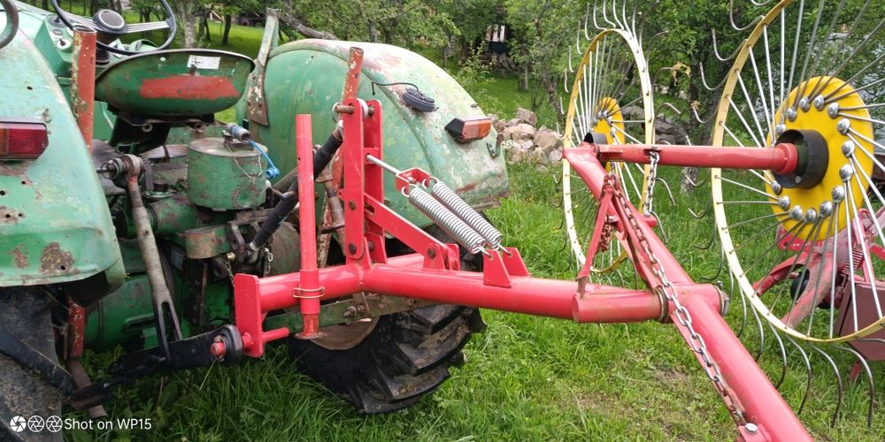 Coasa rotativa poloneza 165 plus grebla soare