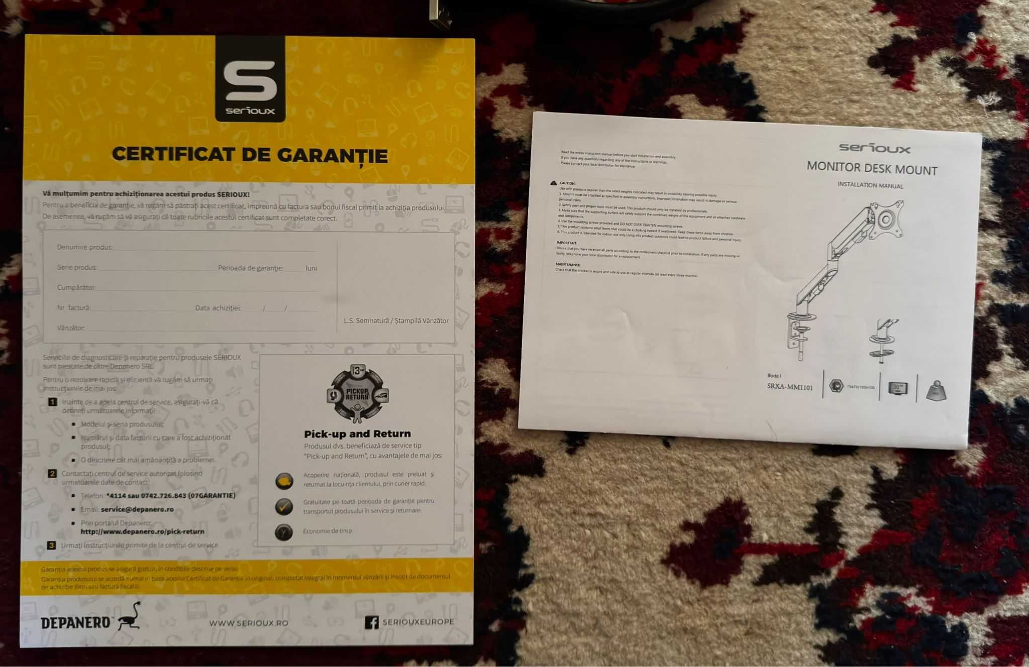 Pachet Monitor Gigabyte G32QC + Suport Serioux – QHD 165 Hz