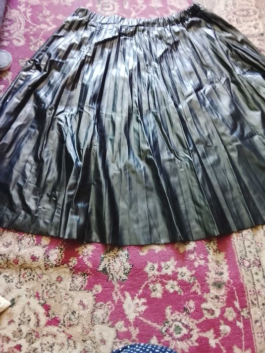 Кожаная юбка женская
