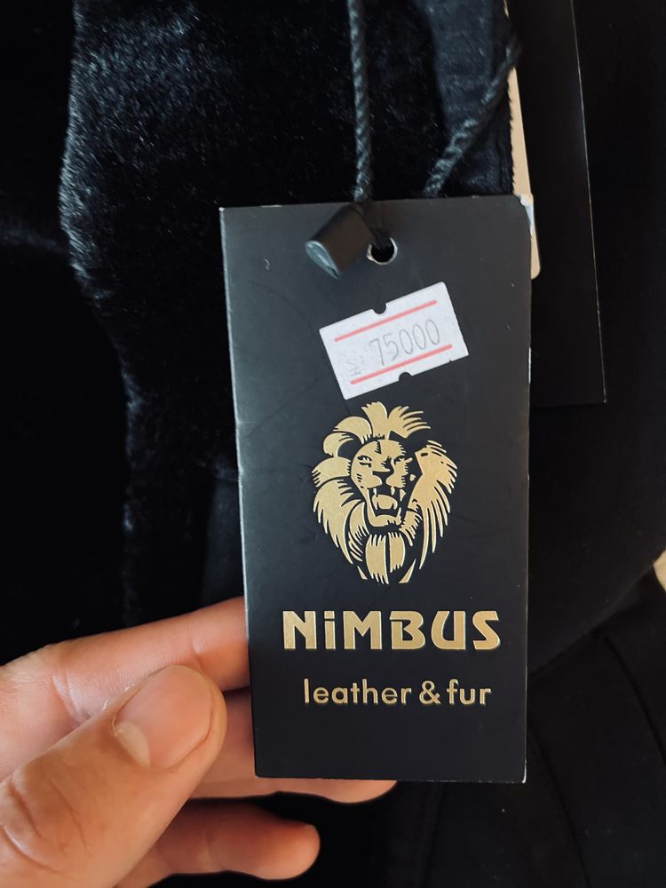 продается дублёнка новый из бренда nimbus leather fur