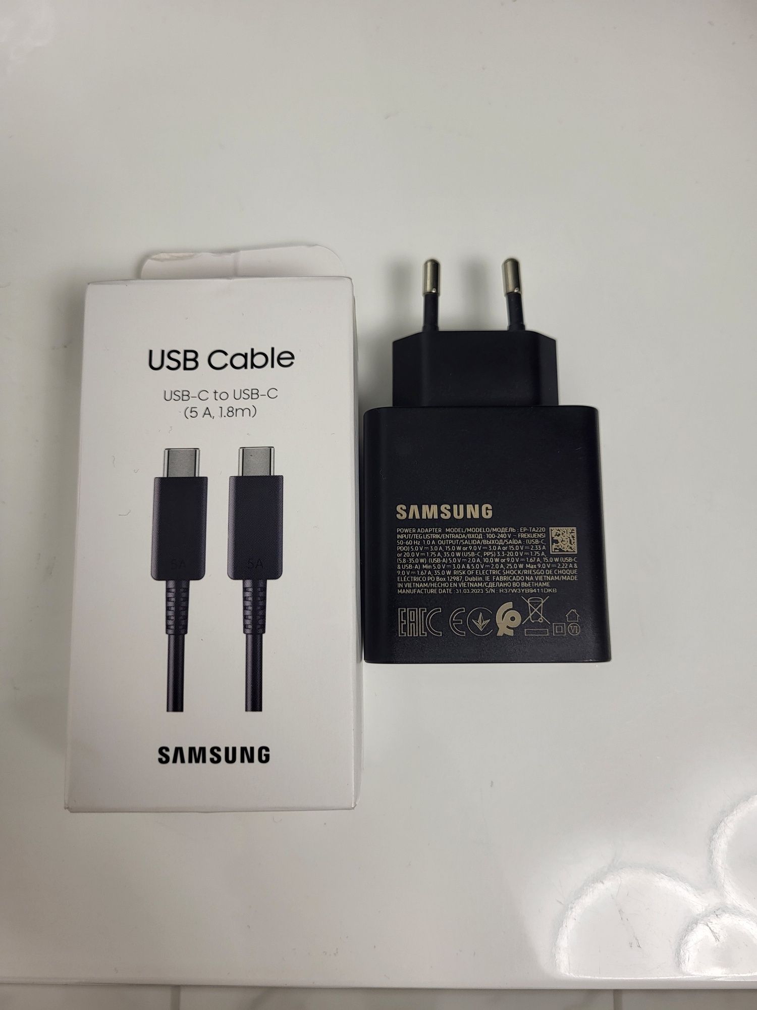 Incarcator samsung 35W fast charger original NOU