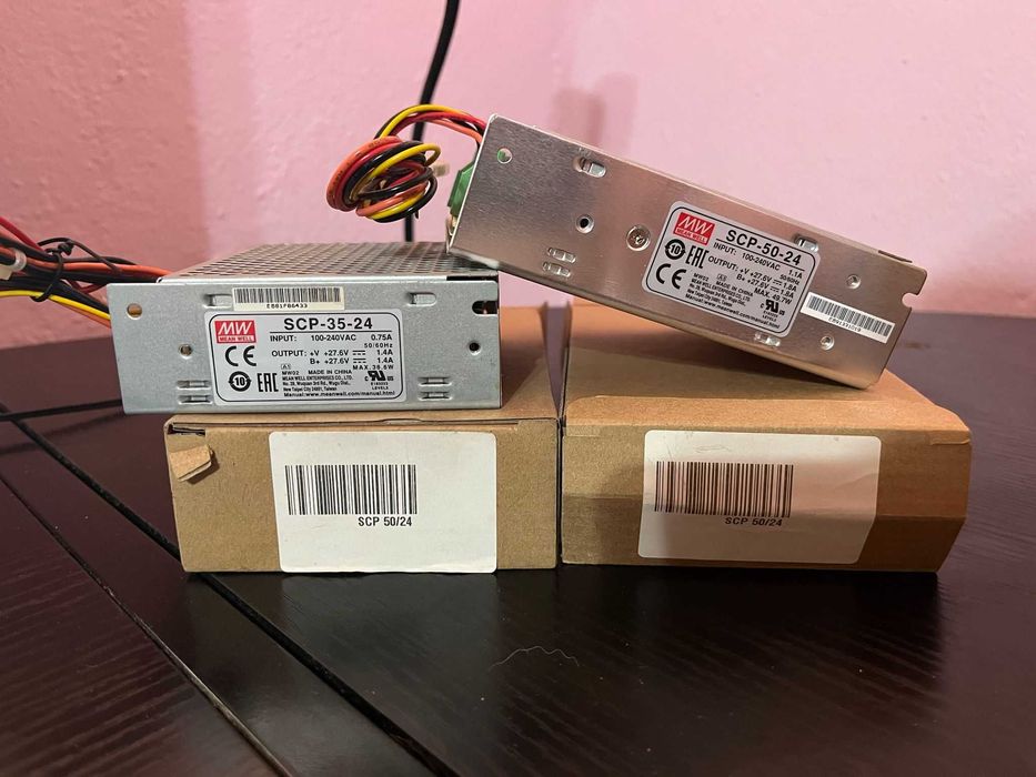 Sursa in comutatie Meanwell SCP-35-24, incarcare acumulator