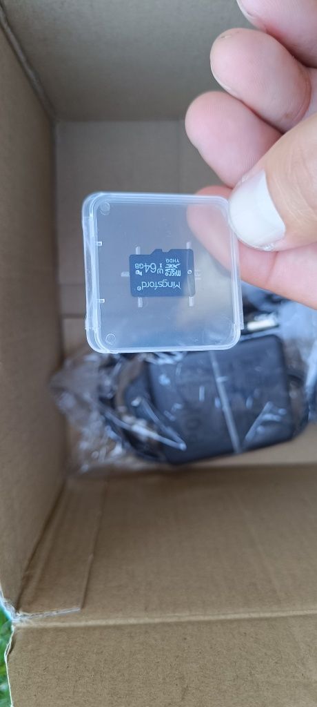 Камера с три обектива и карта памет 64 GB