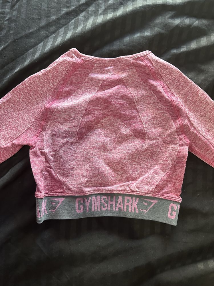 Gymshark set - bluza cu maneca lunga + colanti