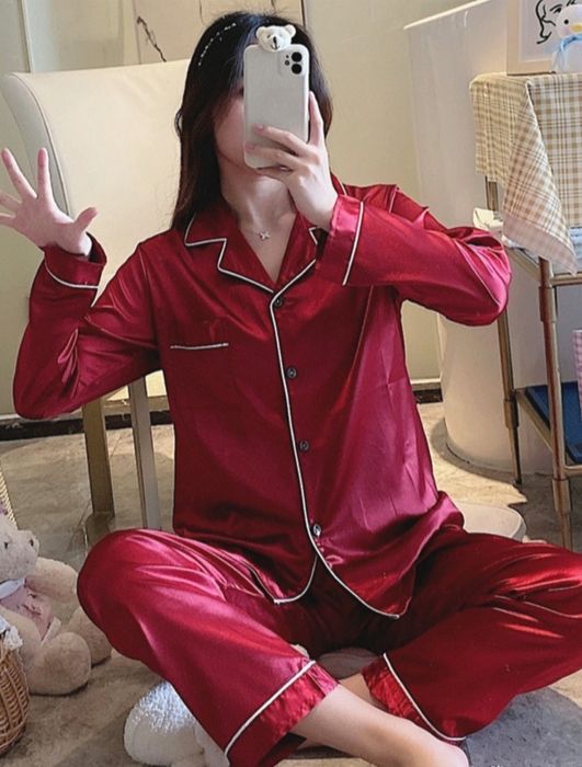 Атласная пижама! Pijama Skidkada!