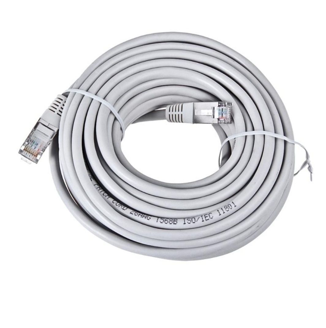 Кабель UTP. Патчкорд - 5 метр. Ethernet.
