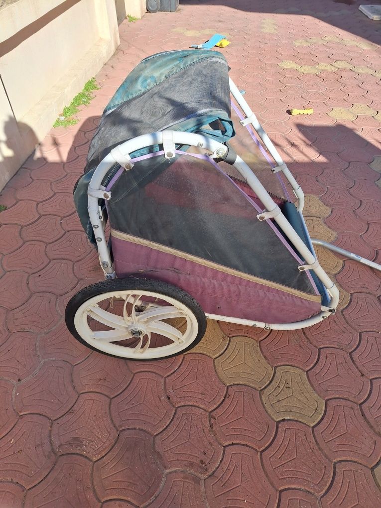 Căruț bicicletă pentru copii