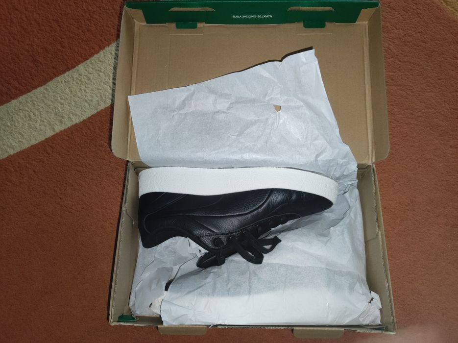 Vând adidași noi Puma Ca Luxe, piele, negru, 43