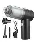 Aspirator Auto Portabil BRAGUS 2 în 1 – Putere 9000Pa, LED