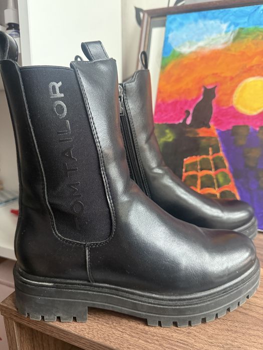 Зимни боти челси Tom Tailor