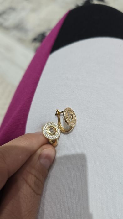 Cercei aur 14k  nou , 2 perechi