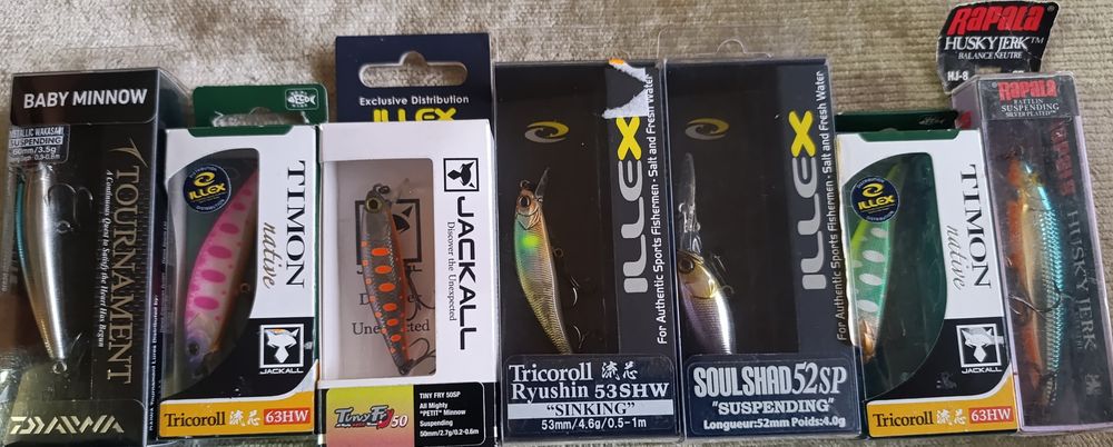 Rapala,Salmo, Savage gear,daiwa, щука,кефал, пъстърва,костур,сом,бяла
