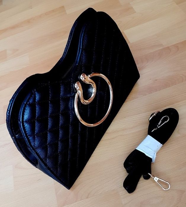 Geanta damă import Italia, accesorii metalice aurii, curea detasabila