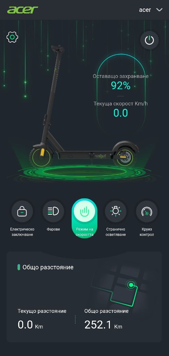 Електрическа тротинетка Acer electric scooter series 5