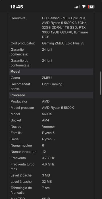 Pc de gaming la pachet cu periferice si monitor merge orice joc