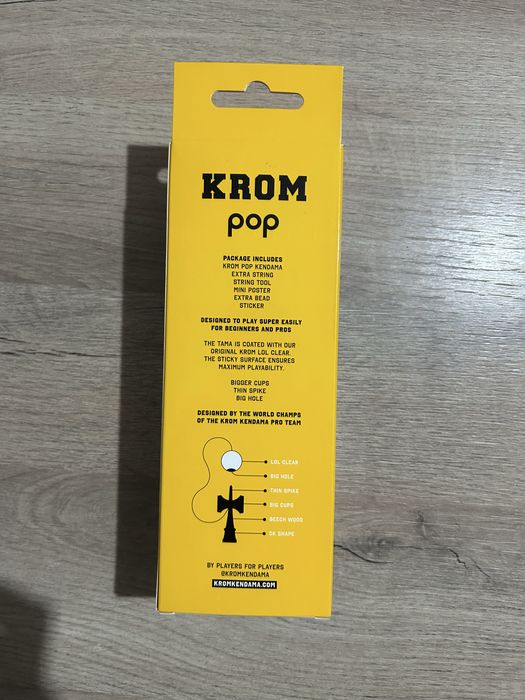 Vand kendama krom pop