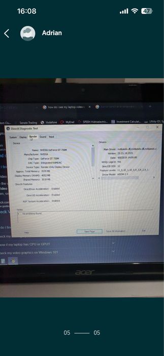 Laptop acer aspire v3-571g
