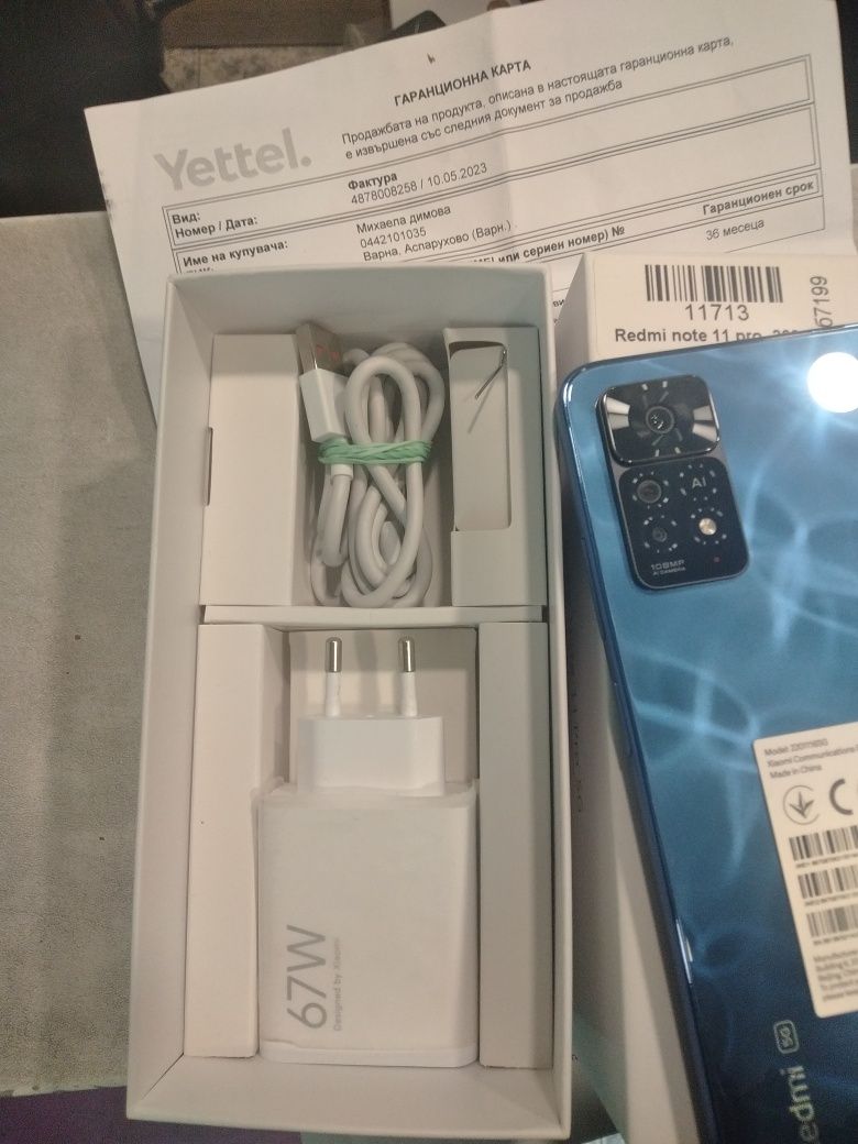 Redmi Note 11 Pro 5G / 128GB / 6GB Ram