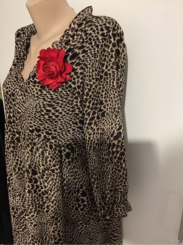 Rochie animal print M-Lhaylis