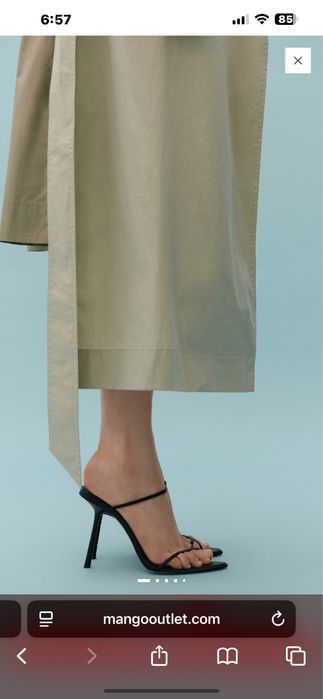 Sandale Mango x Victoria Beckham