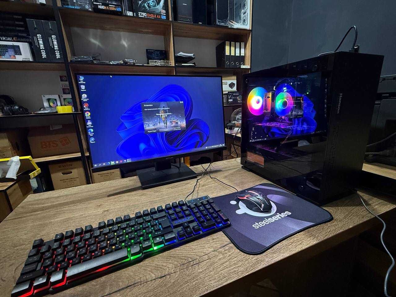 Igravoy kompyuter INTELL CORE I3 12100F VA  GTX 1070 ti 8GB GAME CLUB