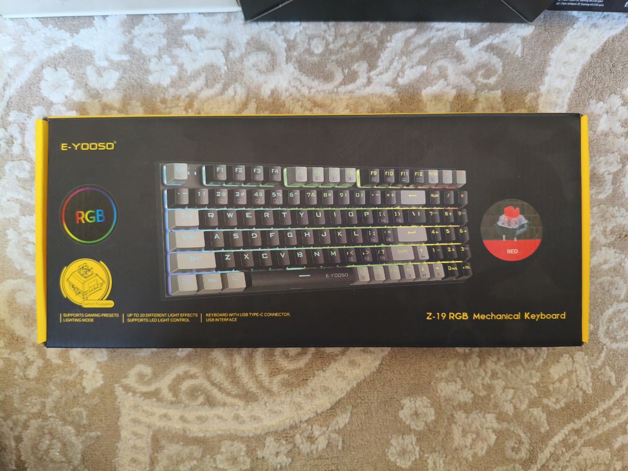 E-YOOSO Z-19 RGB Механическая клавиатура
