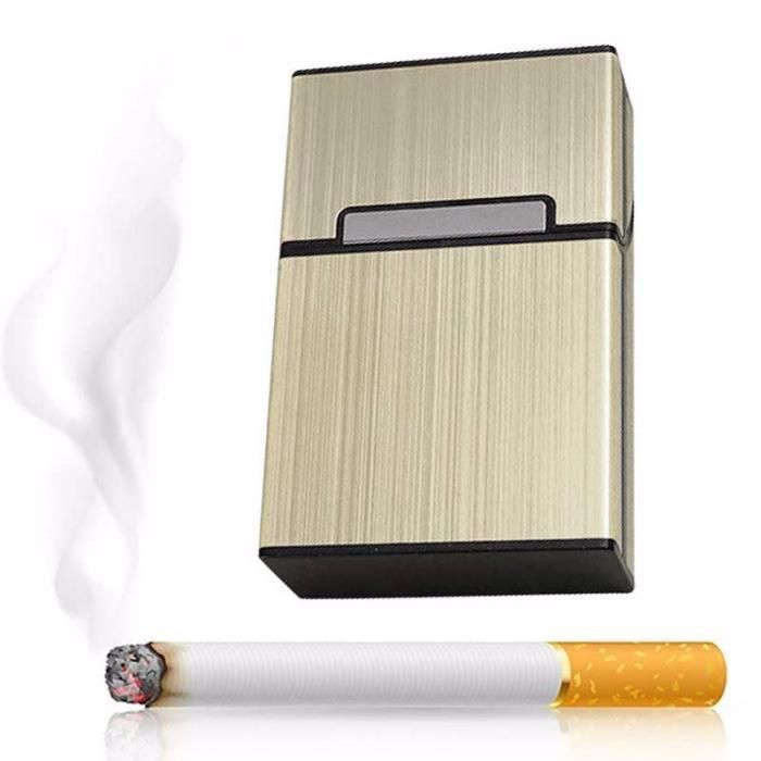 Кутия/табакера за цигари за 80 мм, метална кутия с магнитен капак