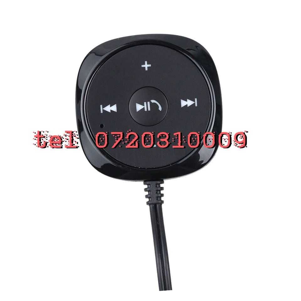 Car Kit Bluetooth Wireless Auxiliar Mufa Jack 35mm Cu Bricheta 2 Usb