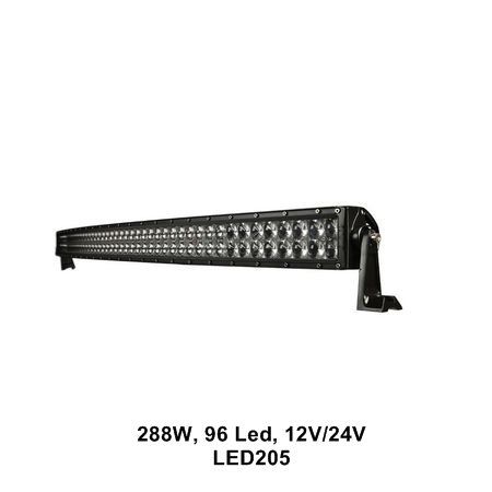 Led bar 288w, 96 led диода , 126см , 12v/24v