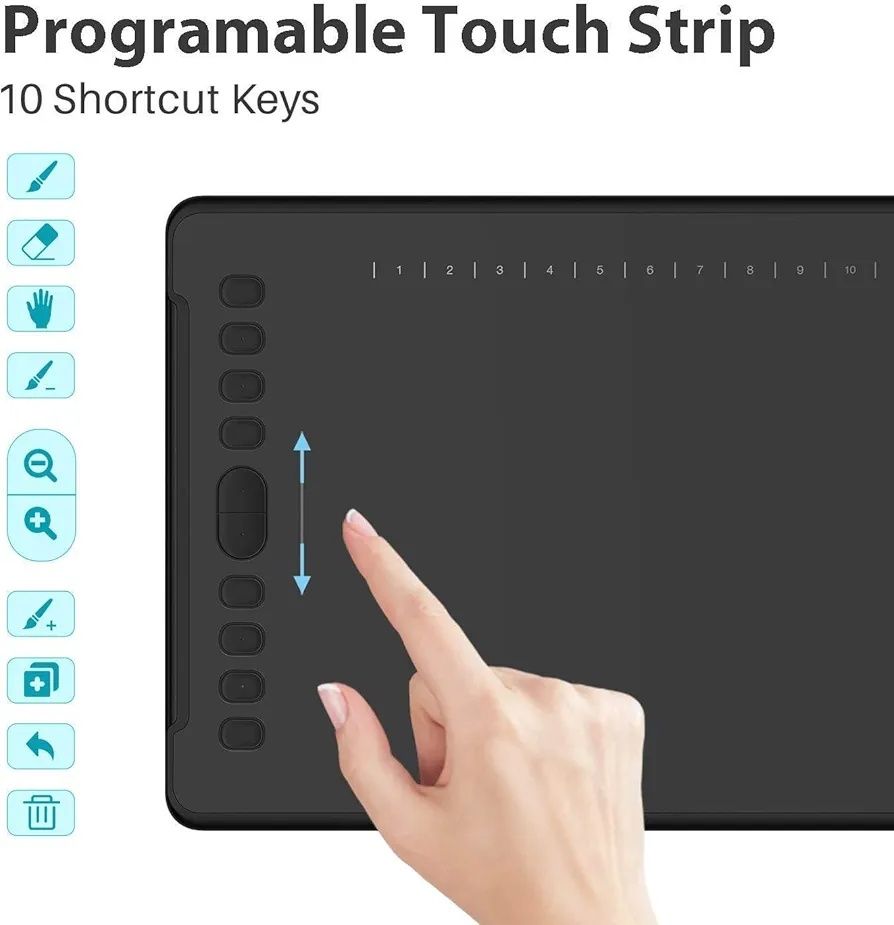 HUION Inspiroy H1161 Графичен таблет за рисуване със стилус писалка