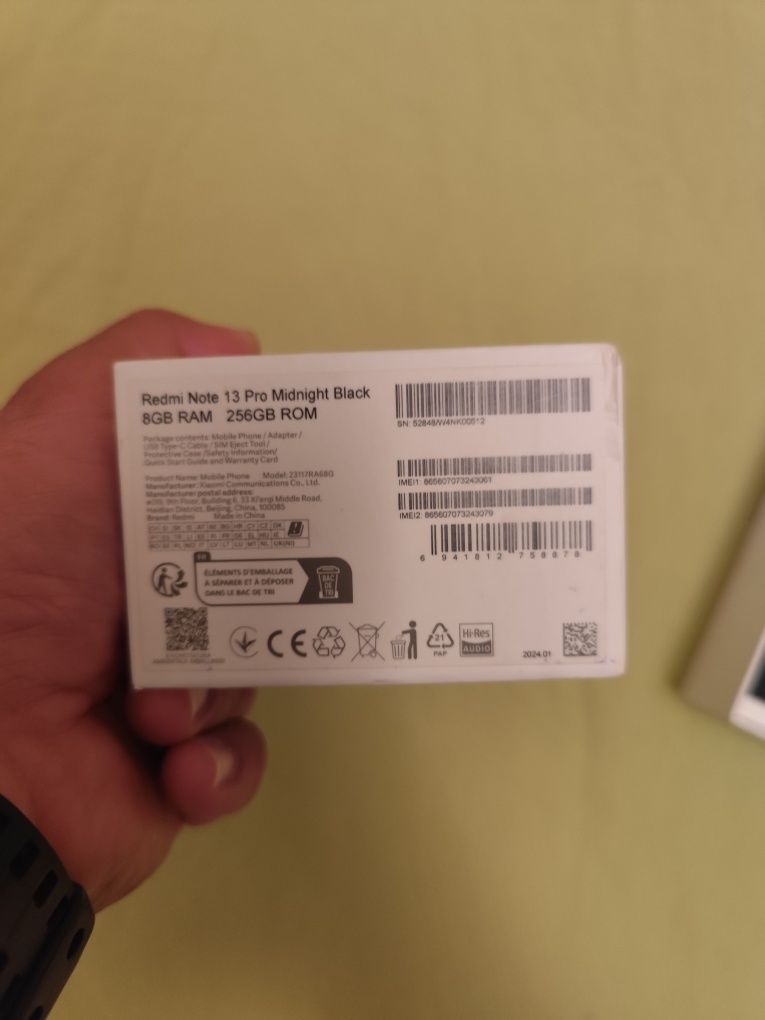 Xiomi Readmi Note 13 Pro 8 Ram / 256 GB