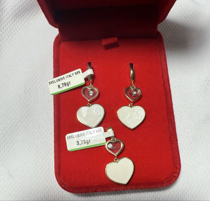 Срочно продам новый золотой комплект Chopard