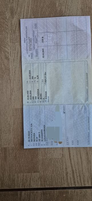 Vând Honda VF1000F pentru dezmembrat