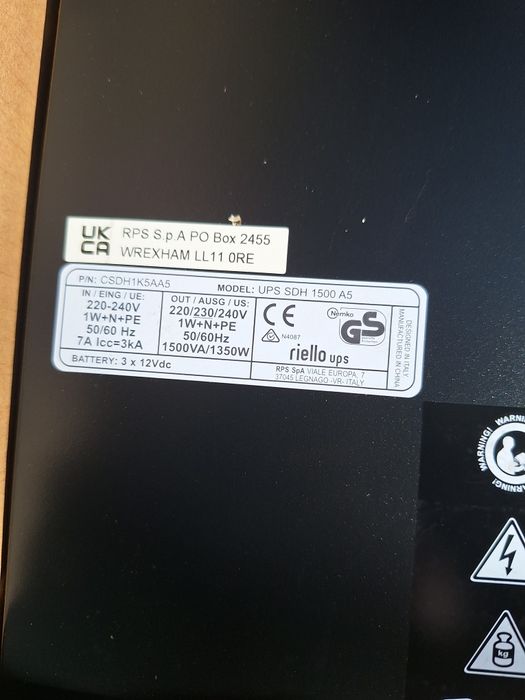 Ups riello 1350w