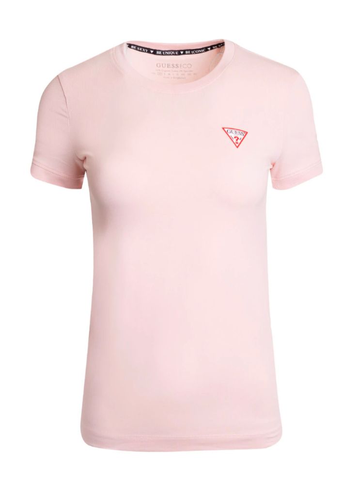 Бяла и розова блуза с дълъг ръкав guess