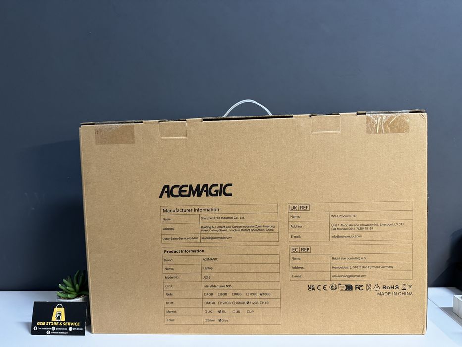 Laptop Acemagia  AX 16 Intel Alder Lake 95 Garantie Gsm Store&Service