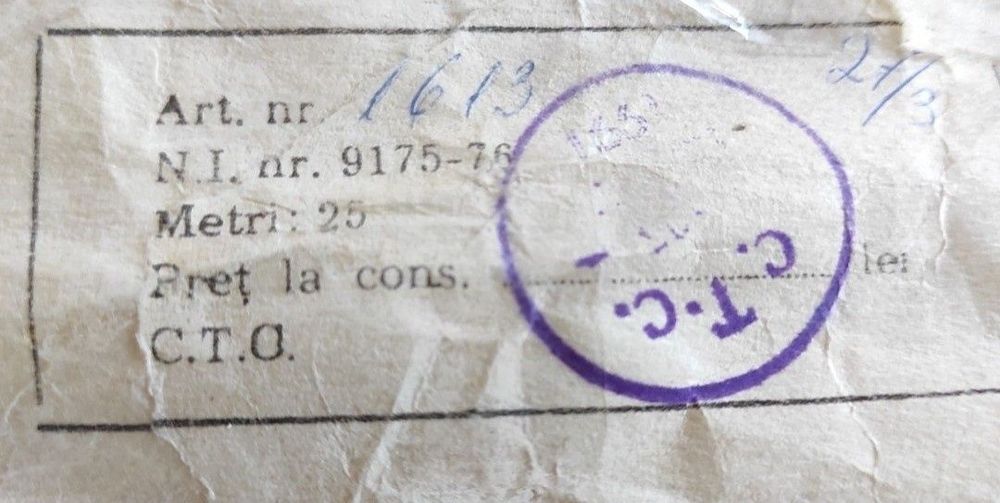 Dantela bumbac 25 metri