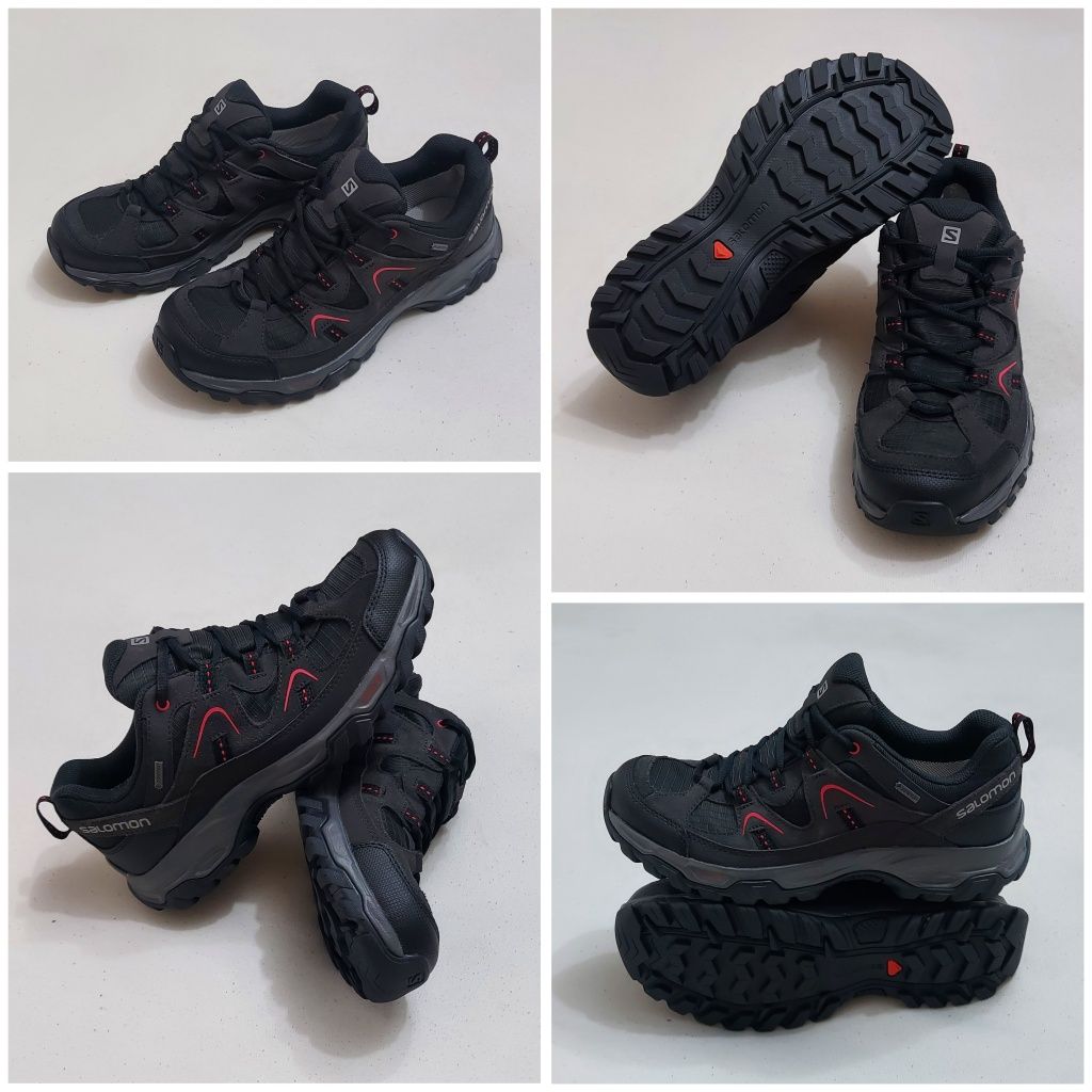 Pantofi trekking, trail SALOMON Fortaleza Gore-Tex, piele, nr. 40 EU